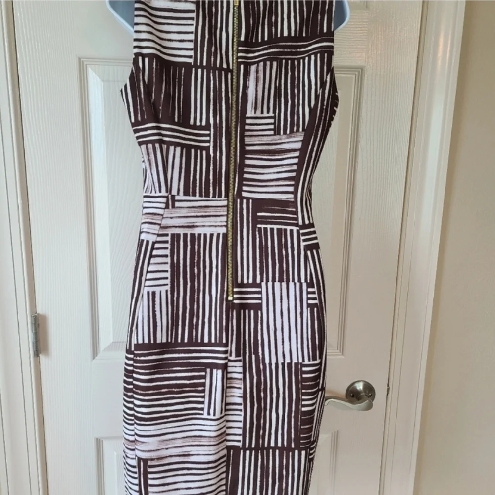 Calvin Klein Striped Sheath Dress - Picture 2 of 4